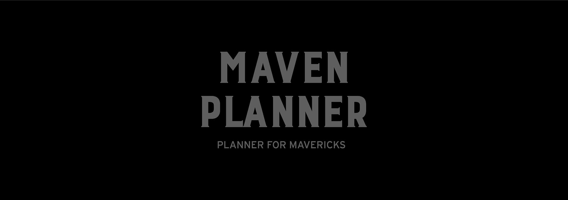 Maven Planner banner